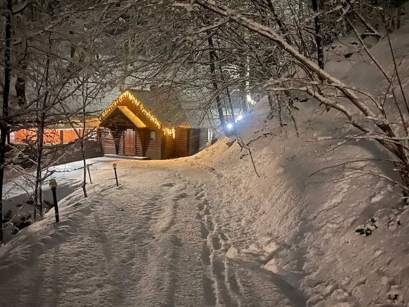 Лазня взимку